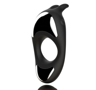 FeelzToys - Zeus Dual Vibe Cockring Zwart